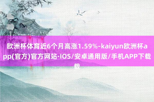 欧洲杯体育近6个月高涨1.59%-kaiyun欧洲杯app(官方)官方网站·IOS/安卓通用版/手机APP下载