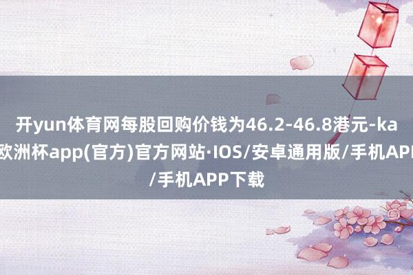 开yun体育网每股回购价钱为46.2-46.8港元-kaiyun欧洲杯app(官方)官方网站·IOS/安卓通用版/手机APP下载