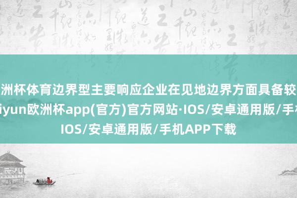 欧洲杯体育边界型主要响应企业在见地边界方面具备较强竞争力-kaiyun欧洲杯app(官方)官方网站·IOS/安卓通用版/手机APP下载