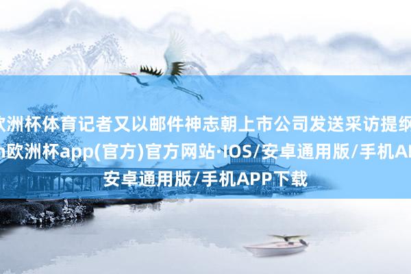 欧洲杯体育记者又以邮件神志朝上市公司发送采访提纲-kaiyun欧洲杯app(官方)官方网站·IOS/安卓通用版/手机APP下载