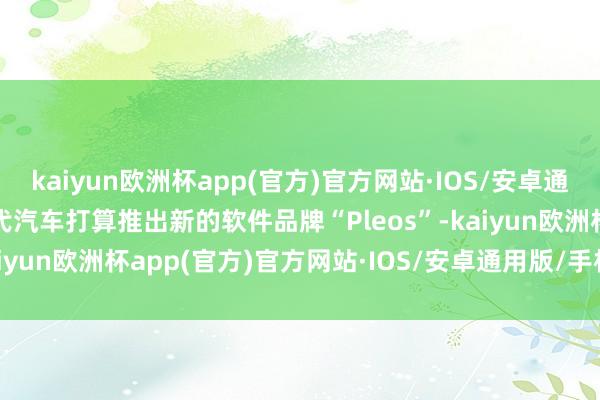 kaiyun欧洲杯app(官方)官方网站·IOS/安卓通用版/手机APP下载　　当代汽车打算推出新的软件品牌“Pleos”-kaiyun欧洲杯app(官方)官方网站·IOS/安卓通用版/手机APP下载